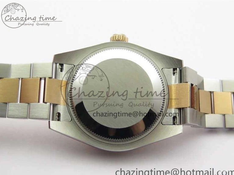 RG SS President Stick Markers NH05A Best GSF 178274 SEIKO 31mm Datejust Edition on Bracelet Dial SS RG Silver 1123